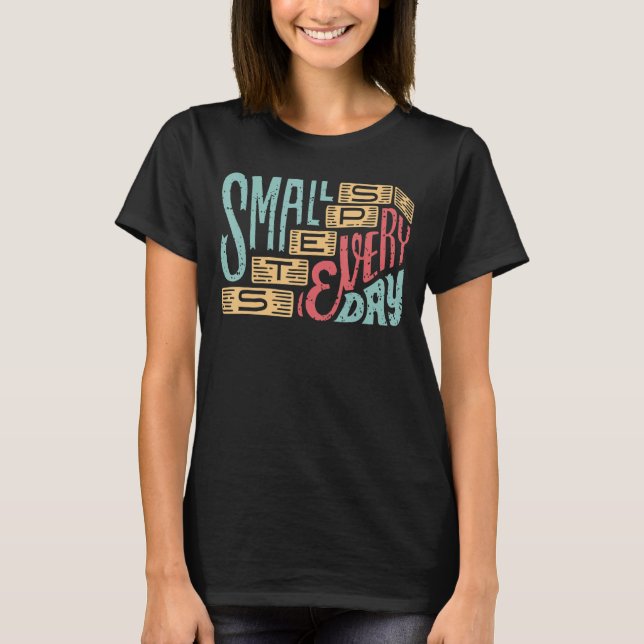 Daglig apparat för litet steg t shirt (Framsida)