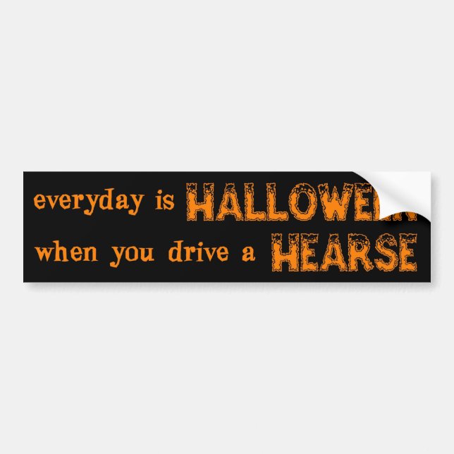 Daglig är Halloween Bildekal (Framsidan)