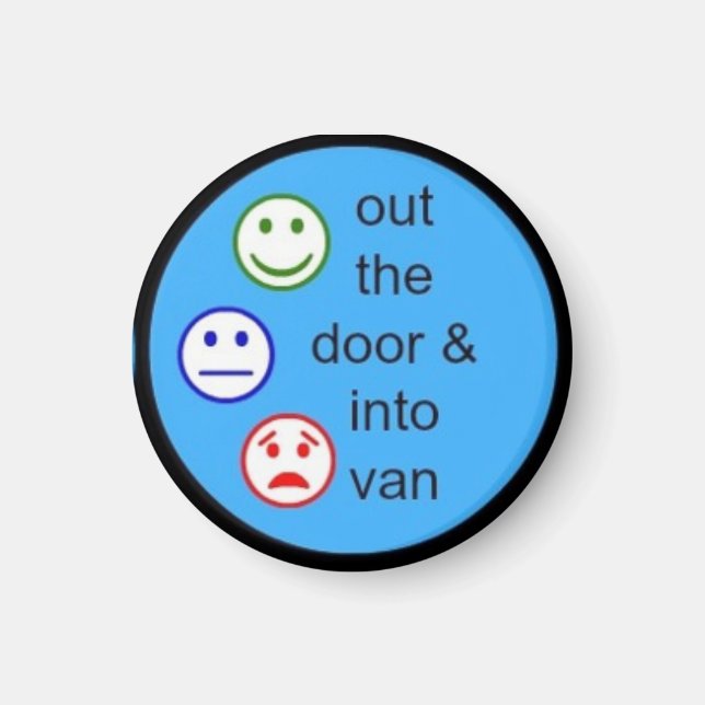 Daglig barn-rutinstormnät!!!!! magnet (Framsidan)