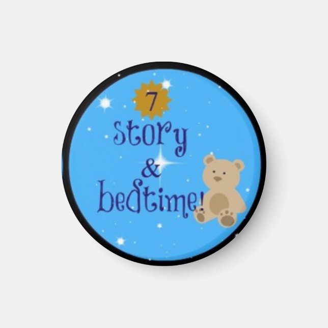 Daglig barn-rutinstormnät!!!!! magnet (Framsidan)