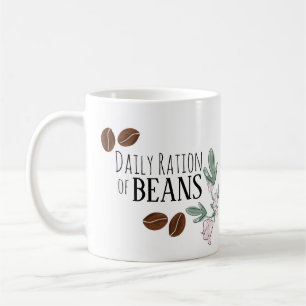 Daglig Blommigt av matkaffe Kaffemugg