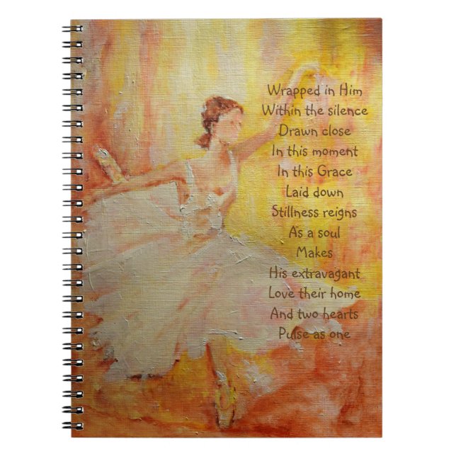 Daglig bön journal |Extravagant respit| Anteckningsbok Med Spiral (Framsidan)