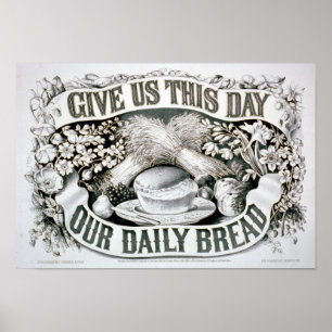 DAGLIG BREAD SKRIV UT POSTER