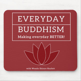 Daglig buddhism Mouse Pad Musmatta