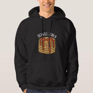 Daglig daglig pancake Älskare Breakfast Food F Hoodie