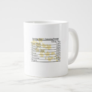 Daglig Dos Mugg – Sipp Styrka, Rör Andan, Servera Jumbo Mugg