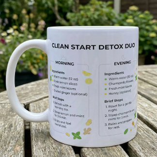 Daglig Dryckesguide Citron Mint Kamomill Kaffemugg