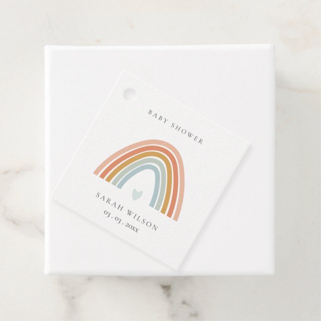  daglig Elegant Blåhjärtsregnör för spädbarn med   Gåvor Etiketter (På plats)