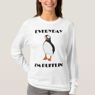 Daglig fågel för I-förmiddagPufflin Puffin T-shirt
