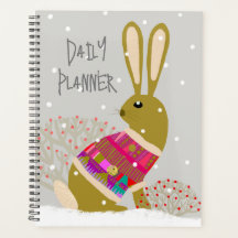 Daglig Geometric Cute Rabbit Planner