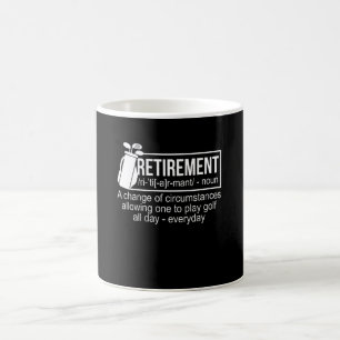 Daglig Golf för pensionändringslek Kaffemugg