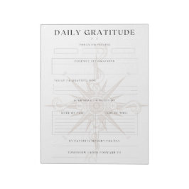 Daglig Gratitude & Mood Tracker Anteckningsblock