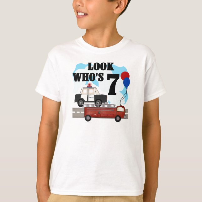 Daglig hjälte7:efödelsedag t-shirt (Framsida)