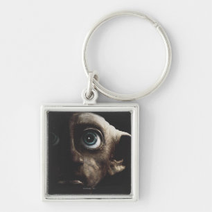 Daglig höjd - Dobby Fyrkantig Silverfärgad Nyckelring