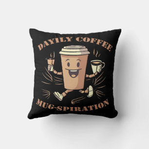 Daglig Kaffe Mugg Inspiration Kudde