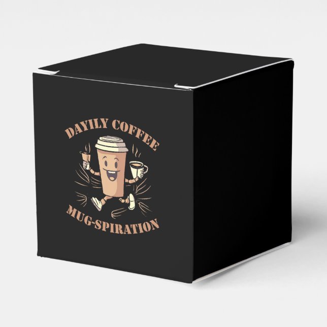 Daglig Kaffe Mugg Inspiration Presentaskar (Framsidan Sidan)