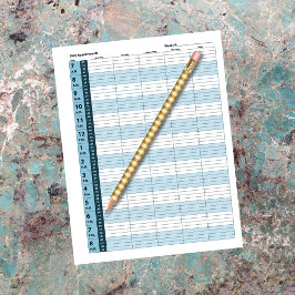 Daglig mötesplan | Klassisk blå