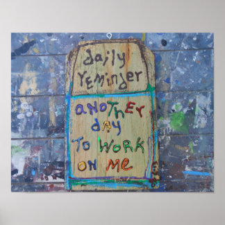 daglig påminnelse poster