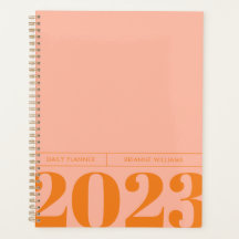 Daglig plan med fet minimalistisk stil