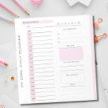 Daglig planering för den redigerbara Rosan för var Anteckningsblock<br><div class="desc">Cute Rosa Editable Tear Away Daily Planner,  Anteckningsblock</div>