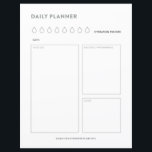Daglig planeringsplan för att göra listdagsorganis<br><div class="desc">Denna daglig utskrivbara planerare är perfekt för dem som vill upprätta och följa sitt dagliga schema hemma eller på kontoret.</div>