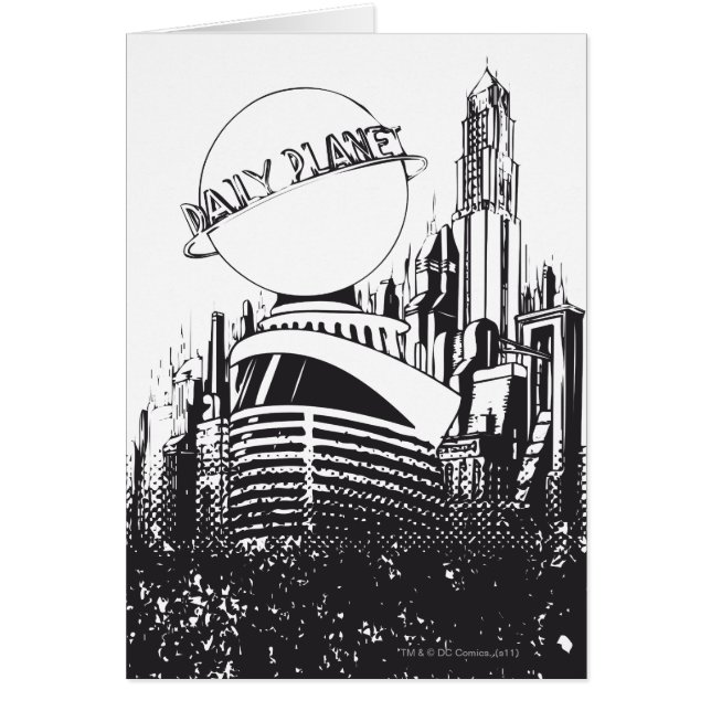 Daglig planet hälsningskort (Framsidan)