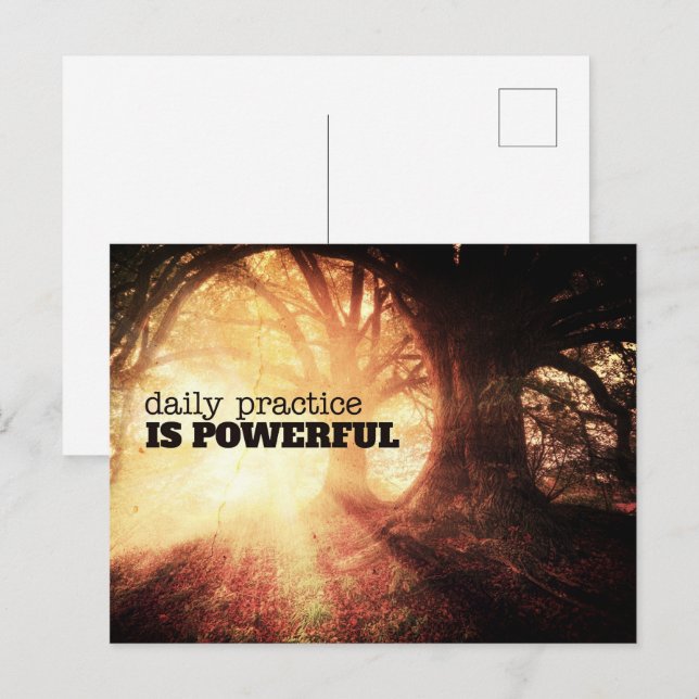 Daglig praxis helg vykort (Fram/baksida)