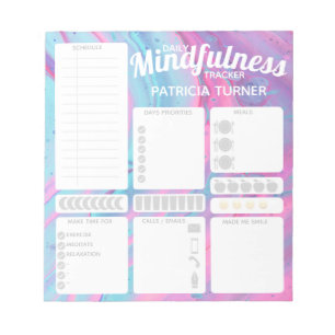 Daglig spårare för Mindfulness-vanor Anteckningsblock
