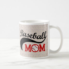 Daglig sportig baseballmamma kaffemugg