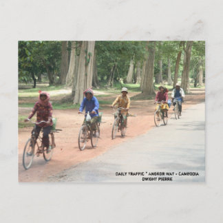 Daglig trafik * Angkor Wat - Kambodja.. Vykort