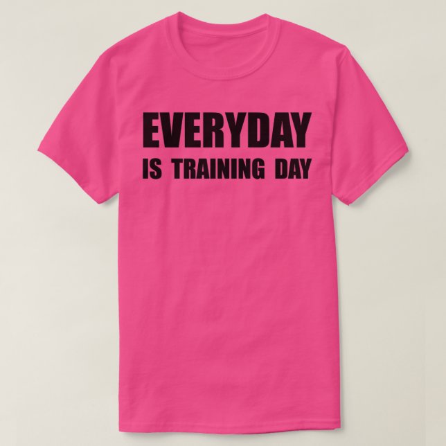 Daglig utbildningsdag t shirt (Design framsida)