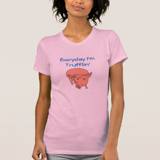 Daglig utslagsplats för I-förmiddagTrufflin gris T-shirt