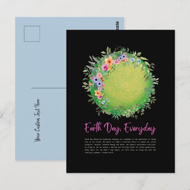 Daglig vykort för varje grönt som Räddar planetet  (Fram/baksida)