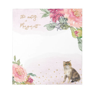 Dagliga anteckningar för Loving Cat Illustration G Anteckningsblock