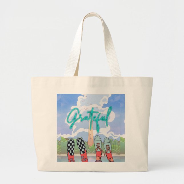 Dagliga Essentials Tote-samling Jumbo Tygkasse (Framsidan)