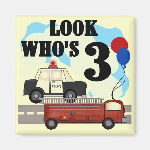 Dagliga Heroes 3rd Birthday Tshirts and Gifts Magnet