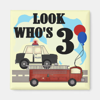Dagliga Heroes 3rd Birthday Tshirts and Gifts Magnet