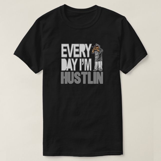 Dagliga Hustlin - T-skjorta Tröja (Design framsida)