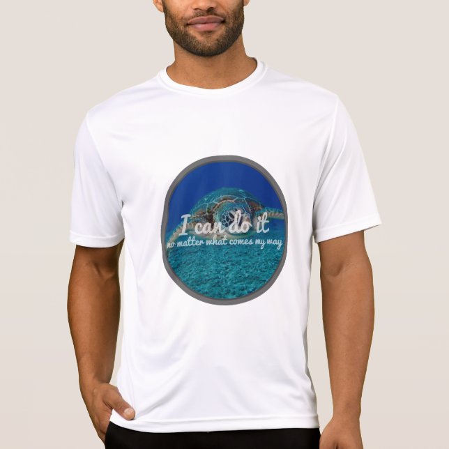 Dagliga motiveringsbekräftelser för framgång t shirt (Framsida)