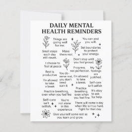 Dagliga påminnelser om mental hälsa