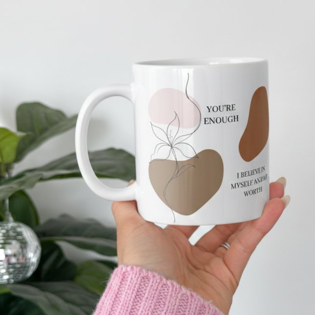 Dagliga påminnelser Positiv bekräftelse  Kaffemugg (Skapare uppladdad)