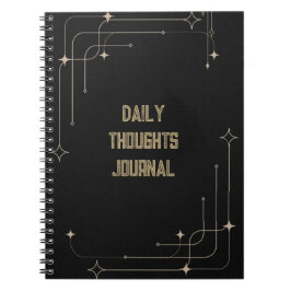 Dagliga tankar Journal Anteckningsbok