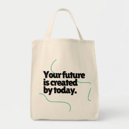 Dagliga viktiga saker" Modern minimalistisk tote-s Tygkasse