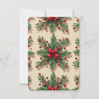 Dagliga vykort för julstämning, antik pocka