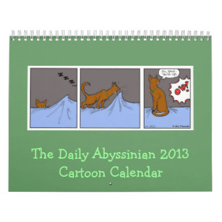 Dagligen Abyssiniantecknadkalender 2013 Kalender