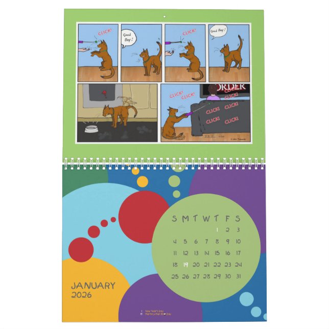 Dagligen Abyssiniantecknadkalender 2013 Kalender (Jan 2026)