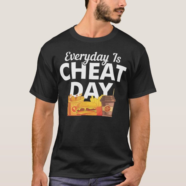 Dagligen är det Chetday Food Gift T Shirt (Framsida)