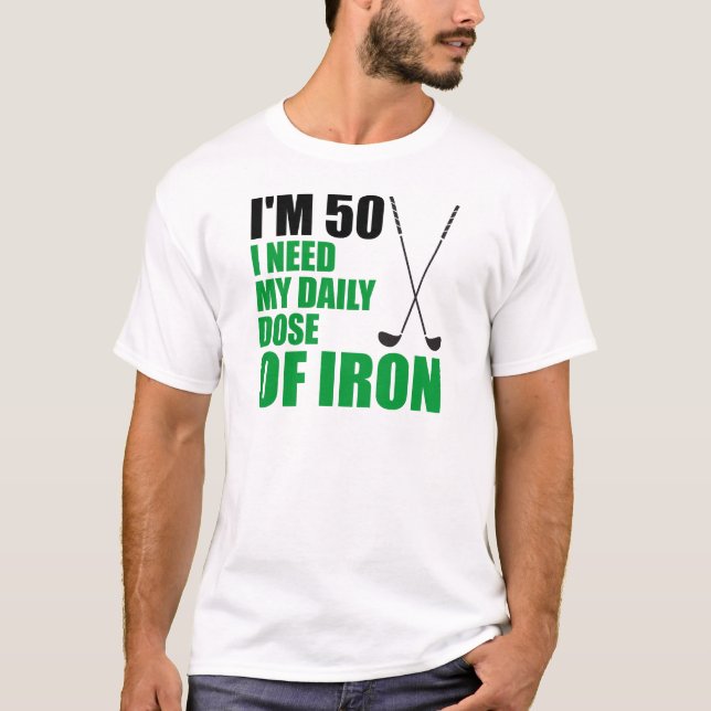Dagligen dos 50 av järn tee shirt (Framsida)
