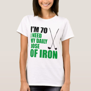 Dagligen dos 70 av järn t shirt