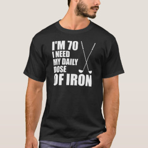 Dagligen dos 70 av järn tee shirt